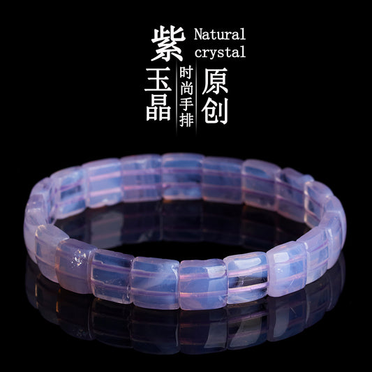 Natural Amethyst Crystal Bracelet for Women | Spiritual Protection & Wealth Attraction