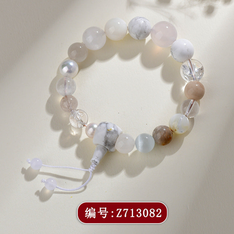 Eighteen Seeds Crystal Five Elements Harmony Bracelet for Couples - Balance and Fortune