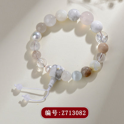 Eighteen Seeds Crystal Five Elements Harmony Bracelet for Couples - Balance and Fortune