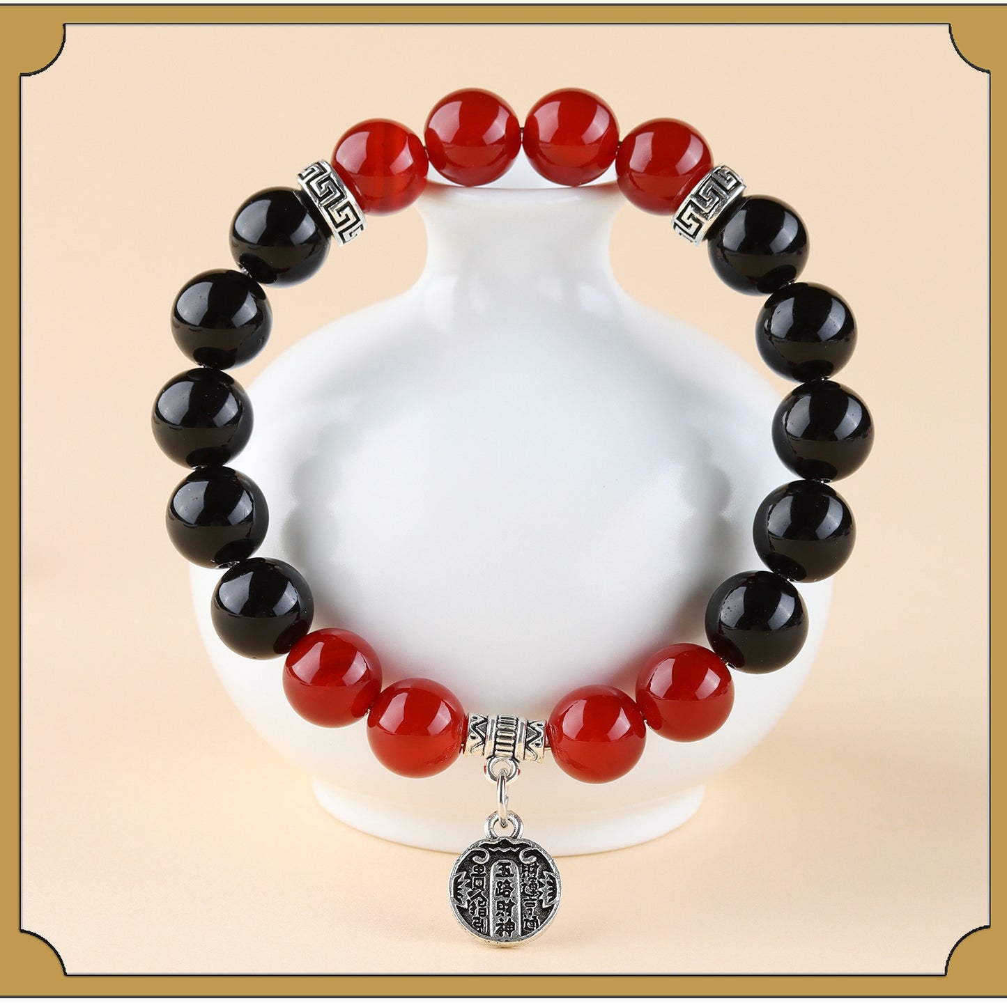Five Elements Wealth God Crystal Bracelet | Balance Energy & Attract Prosperity