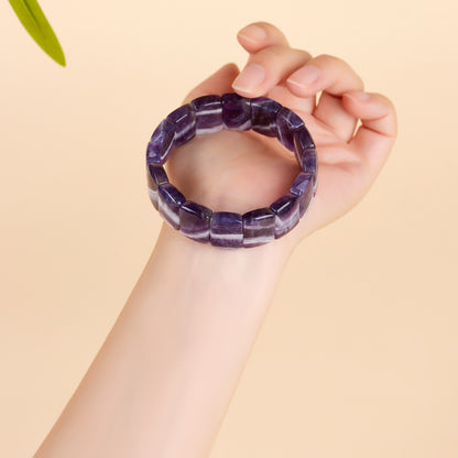 Dream Amethyst Crystal Bracelet for Love and Spiritual Harmony | Natural Stone Jewelry